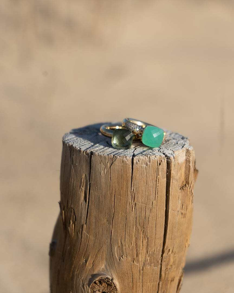 Кольцо Qudo Firenze olivine 18 мм 610784/17.8 G/RG