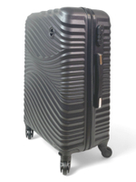 Средний чемодан Bon-Voyage Model Wave ABS, Черный, M