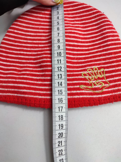 Шапка шерстяная в полоску