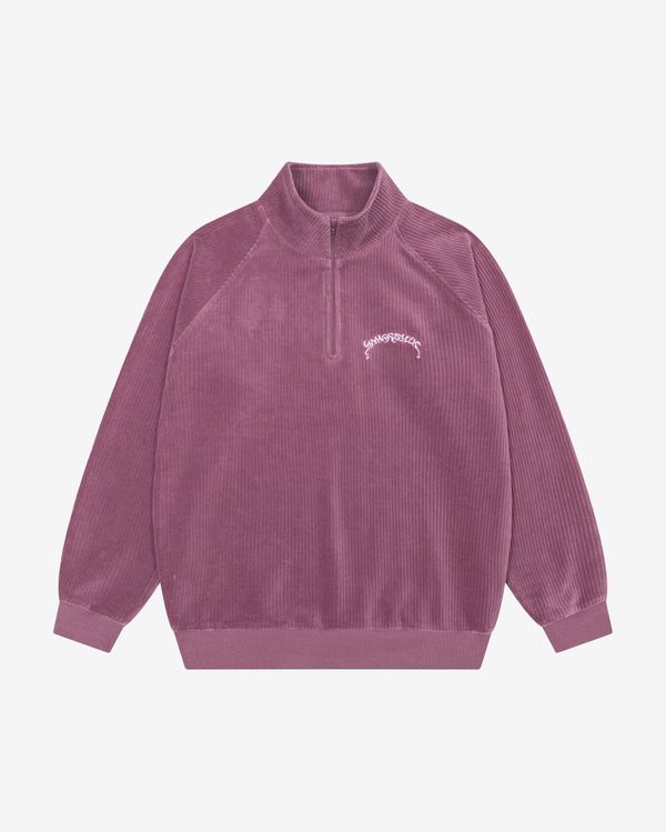 Толстовка Puff велюровая пыльно-лиловая - фото 1