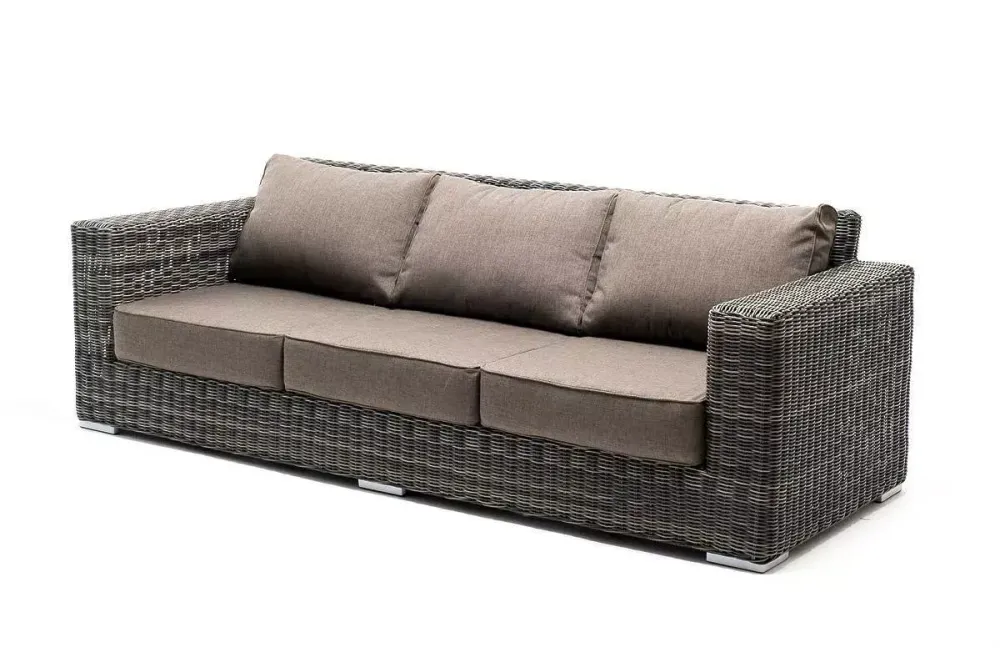 "Боно" лаунж-зона из искусственного ротанга, цвет графит