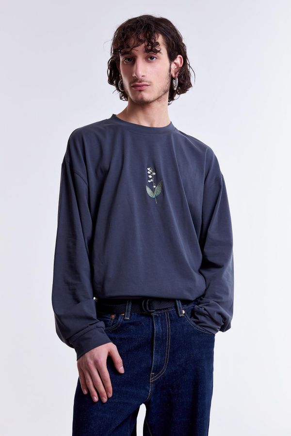 Лонгслив Ландыш Серый - фото 2