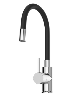 Смеситель для кухни Domaci Равенна DMC01150CR с гибким изливом, хром