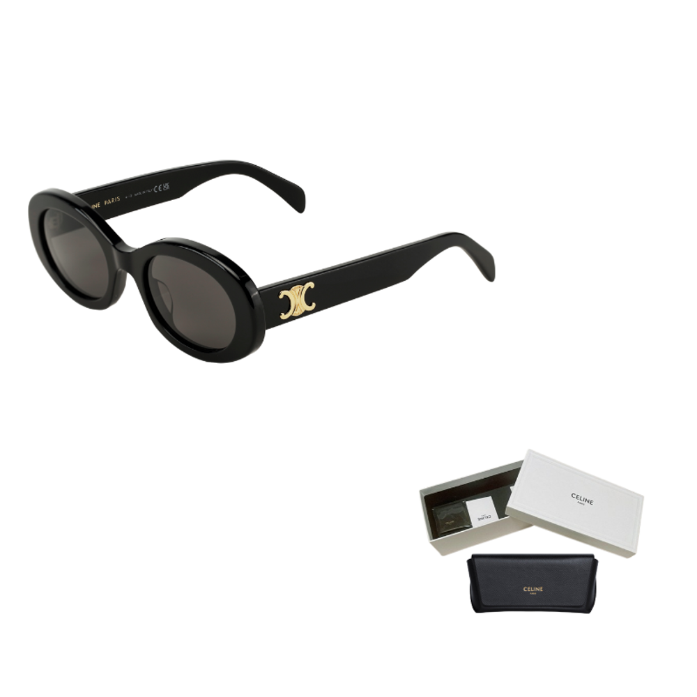 CELINE Arc De Triomphe Oval Sunglasses Women"s