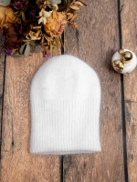 шапка ангора зимняя пушистая вязаная модная