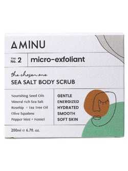AMINU SEA SALT BODY SCRUB - скраб для тела с морской солью, 200 мл