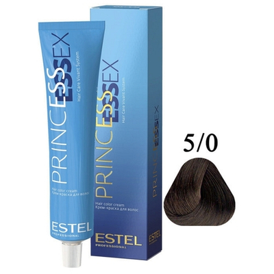 ESTEL PROFESSIONAL 5/0 Светлый шатен Estel Princess Essex 60 мл
