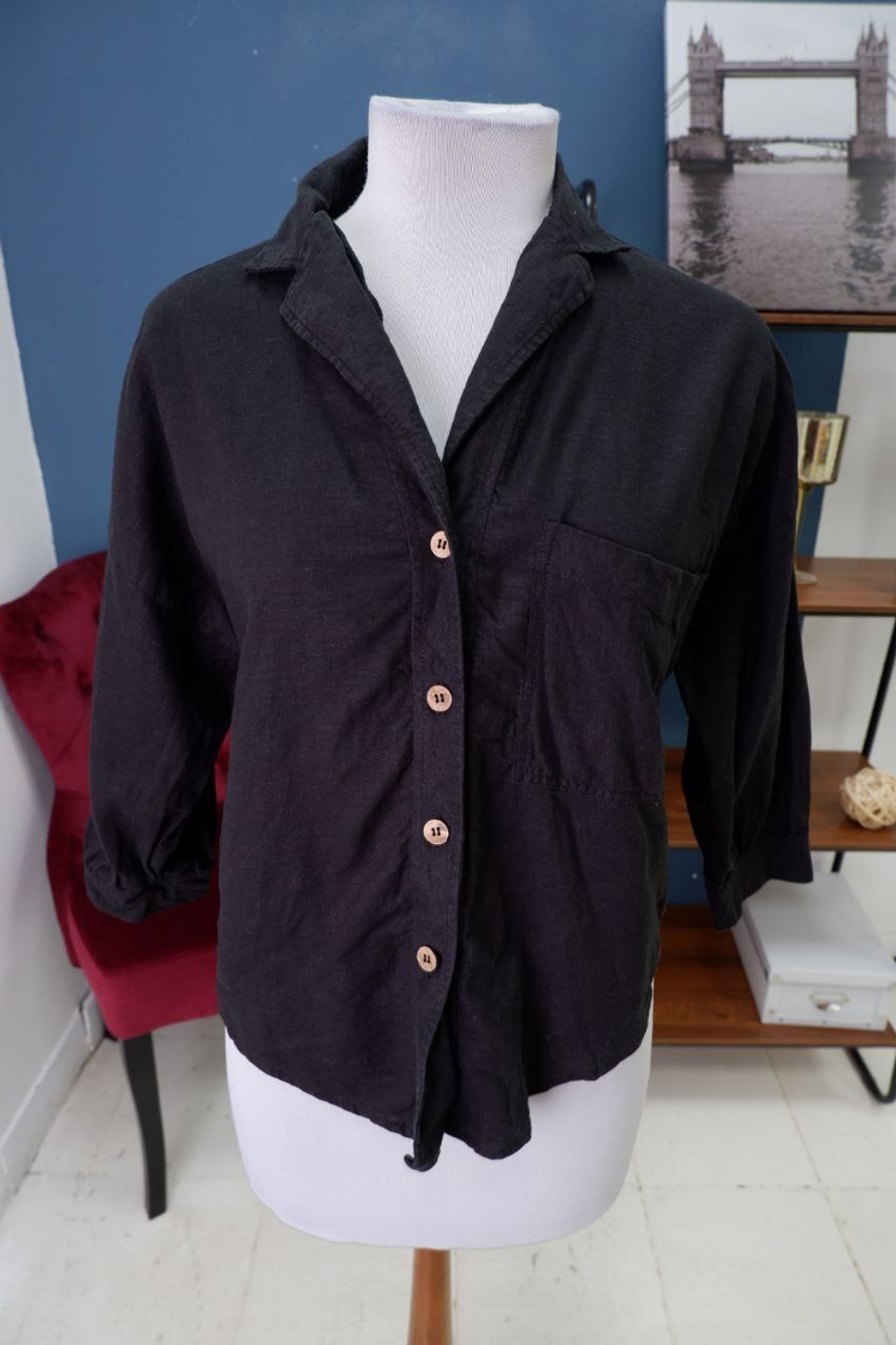 Блузка Reserved льняная 44 размер