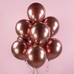 Шар (12''/30 см) Трюфель, хром, 50 шт.