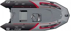 Лодка надувная ZODIAC PRO 500 RACING NEO хайпалон-неопрен ( черно-серые баллоны, серый корпус )