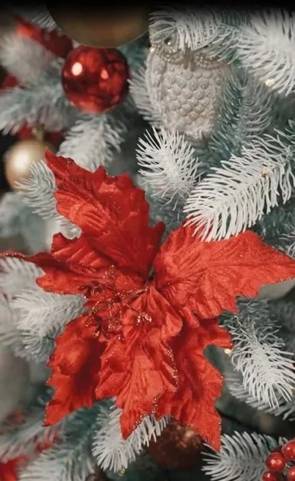 Ель искусственная Царь елка Алиса бело-голубая 240 см