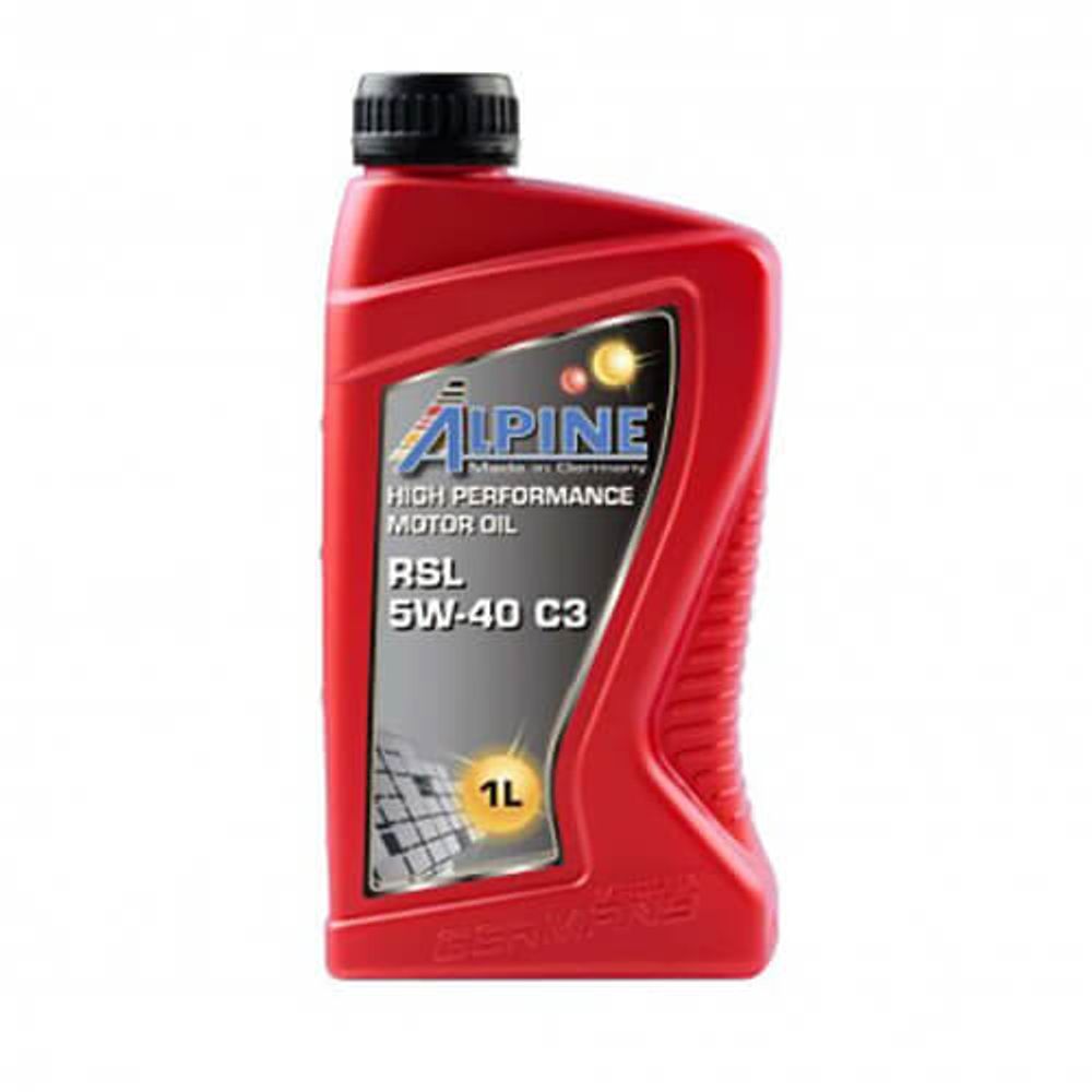 Моторное масло синтетическое ALPINE RSL 5W-40  1 л