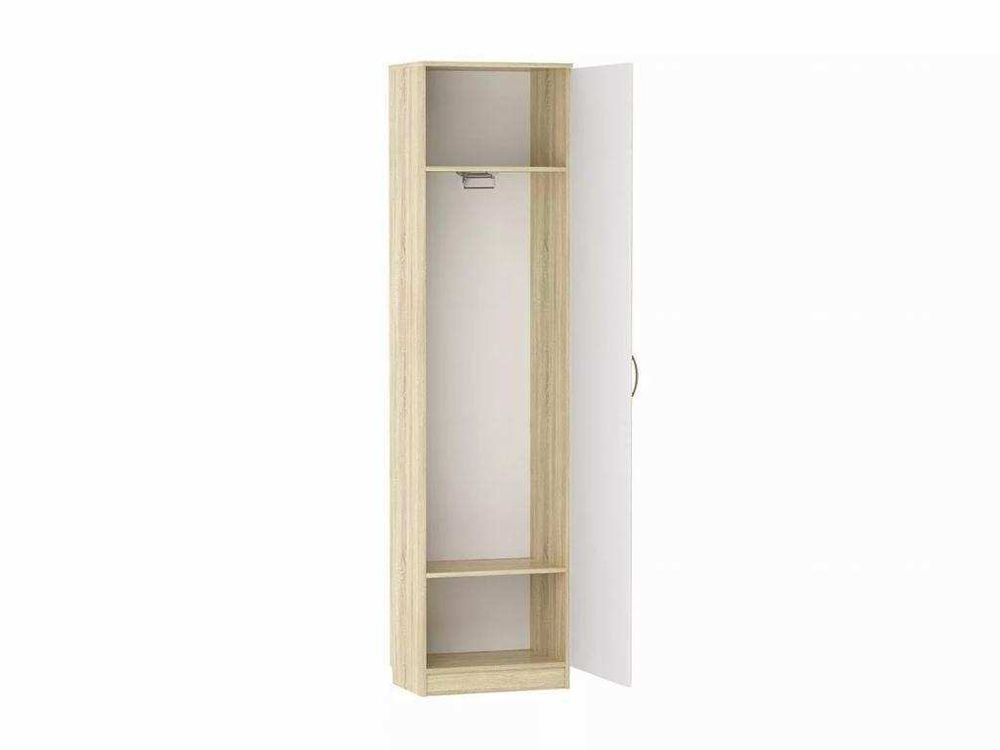 НМ 014.71 ПР Шкаф для одежды Оливия Дуб Сонома/белое дерево