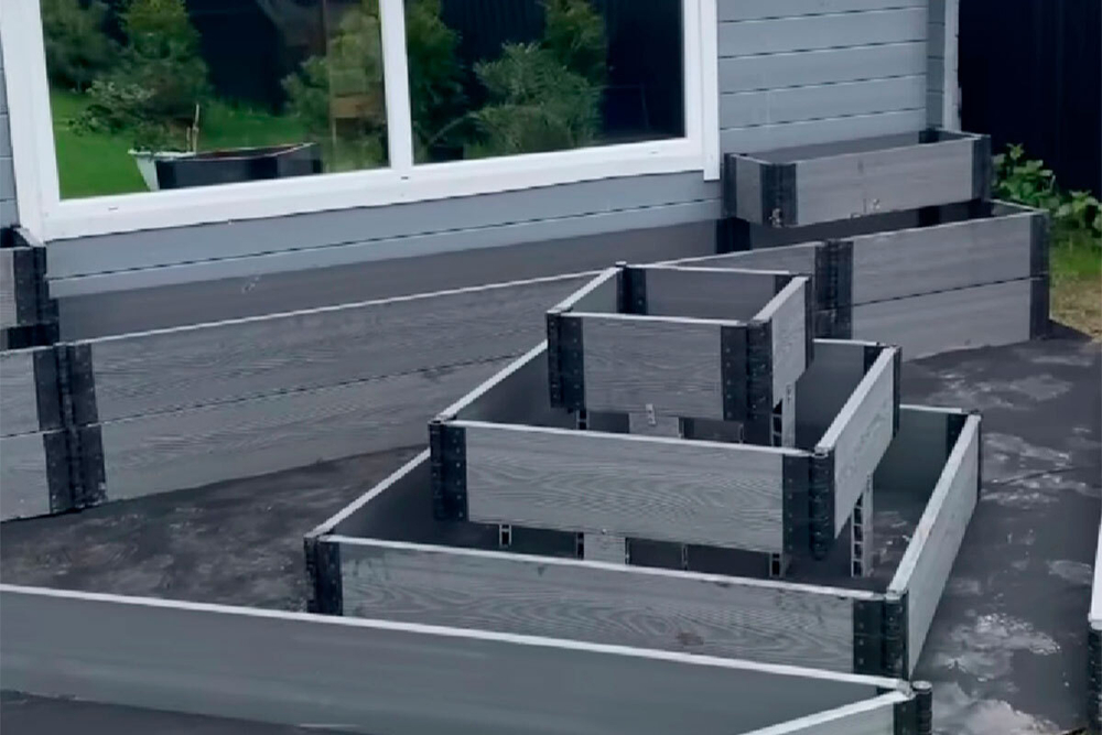 Доска грядочная NauticPrime 225*30*2950мм, серый