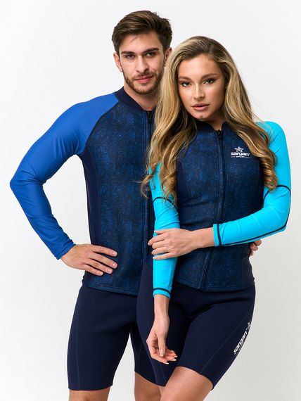 Куртка неопреновая женская Sargan Sport 1061/BL 2 мм синяя