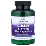 Swanson, цитрат кальция с магнием, 150 веганских капсул