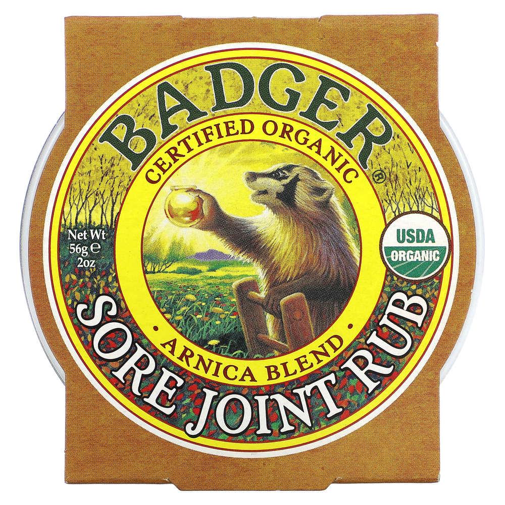 Badger, Крем от боли в суставах, на основе арники, 56 г (2 унции)