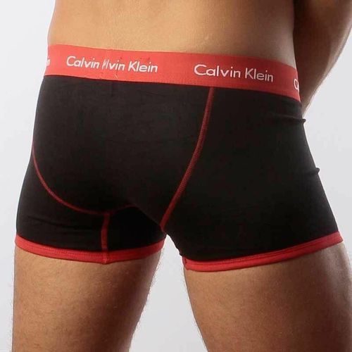 Мужские трусы боксеры Calvin Klein 365 Black Red