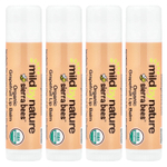 Mild By Nature, Sierra Bees™, органические бальзамы для губ, с ароматом грейпфрута, 4 шт. в упаковке, 4,25 г (0,15 унции)