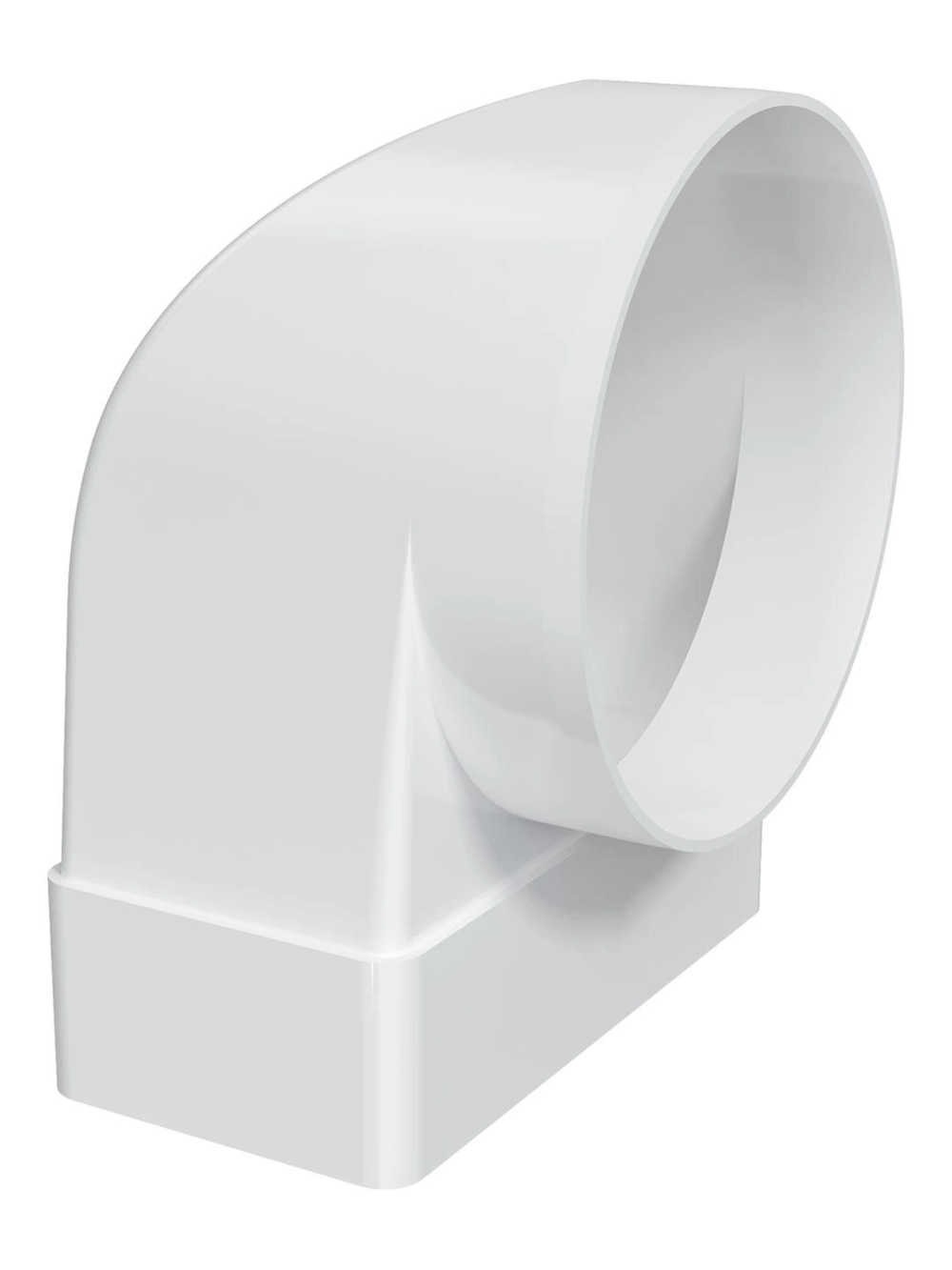 Соединитель 55*110/D100 90 град плоский/круглый 511СК10КП ERA