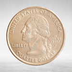USA, ¼ Dollar, 2001 - Washington Quarter - Statehood of North Carolina (P), VF