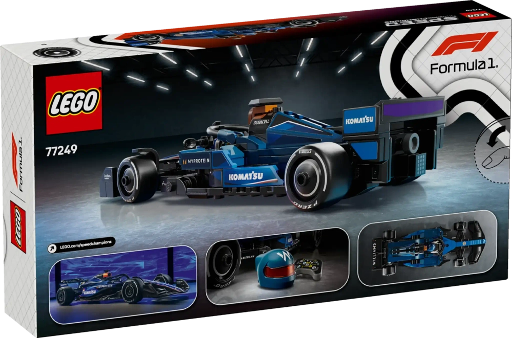 Конструктор LEGO Speed Champions 77249 Гоночный автомобиль Williams Racing FW46 F1