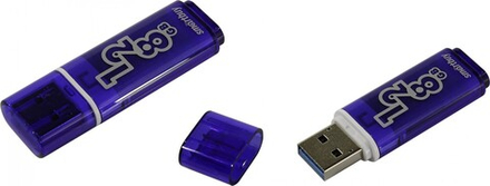 Флешка 128GB USB 3.2 Gen1 Glossy Dark Blue (SB128GBGS-DB)