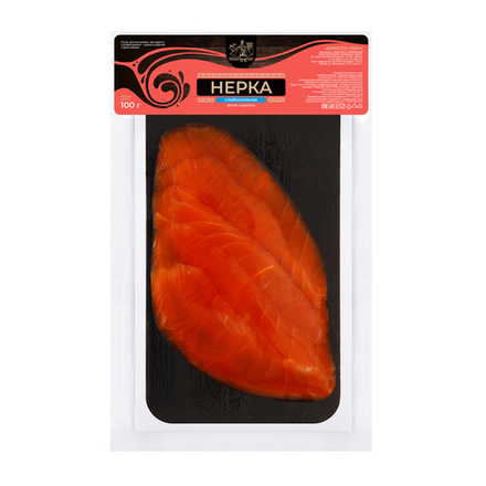Нерка филе с/с нарезка  100 г.