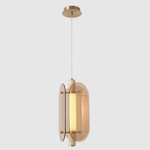 Светильник подвесной Crystal Lux AMARILLO SP18W LED BRASS