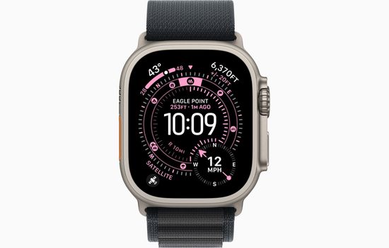 Умные часы Apple Watch Ultra 3, 49 мм, Natural Titanium Black Alpine Loop L
