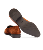 Кожаные мокасины theon BOSS BLACK - коричневый(50523062)