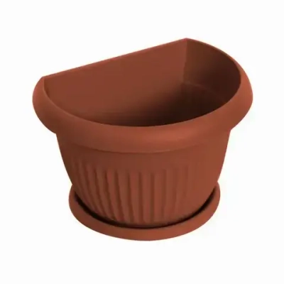 Кашпо настенное ЛИВИЯ D180мм Терракотовый 0,126,138х0,18м (комплект 28 шт)