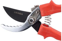 Плоскостной секатор с пластиковыми рукоятками Grinda G-31 200мм 40210_z02