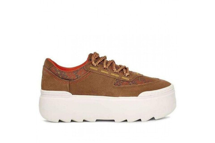 UGG Marin Mega Lace Chestnut White