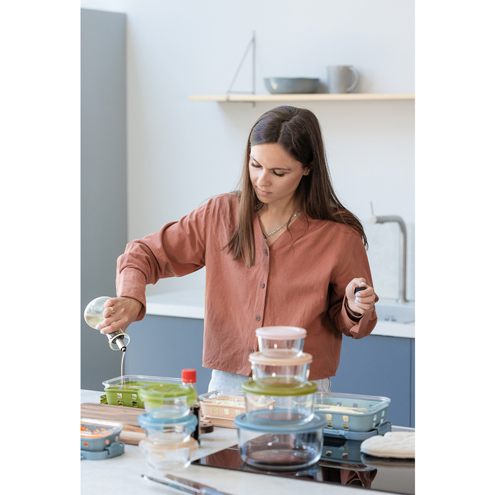 Контейнер для запекания и хранения 944мл Smart Solutions зеленый