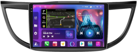 Магнитола для Honda CR-V 2012-2018 (рамка под 10") - FarCar XXL469M QLED+2K, Android 12, ТОП процессор, 8Гб+256Гб, CarPlay, 4G SIM-слот