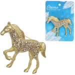 Брошь «Best Podarok - Огненный Танец», цвет золото, 4,4*4см