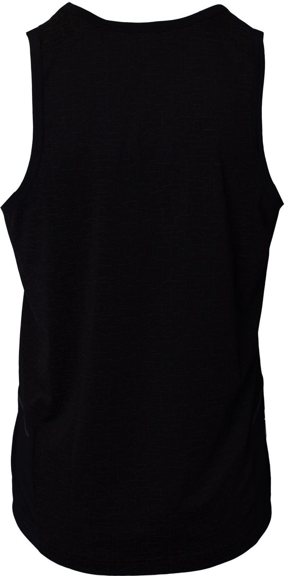 Мужская теннисная футболка BOSS x Matteo Berrettini Slim-Fit Tank Top With Decorative Reflective Pattern - black