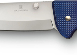 Нож Victorinox Evoke Alox, 136 мм, 4 функции, синий/красный подар.коробка