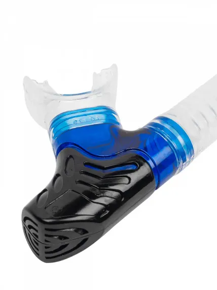 Набор маска+трубка Sargan Неро черный/синий