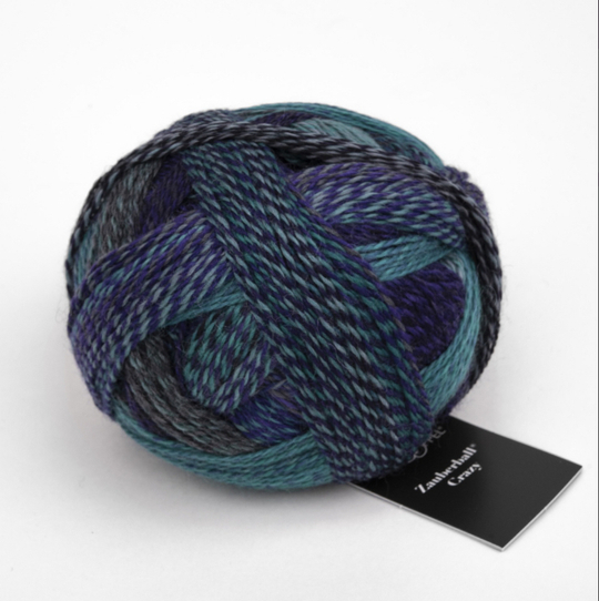 Пряжа Crazy Zauberball (1511/Субмарина), 420м/100гр