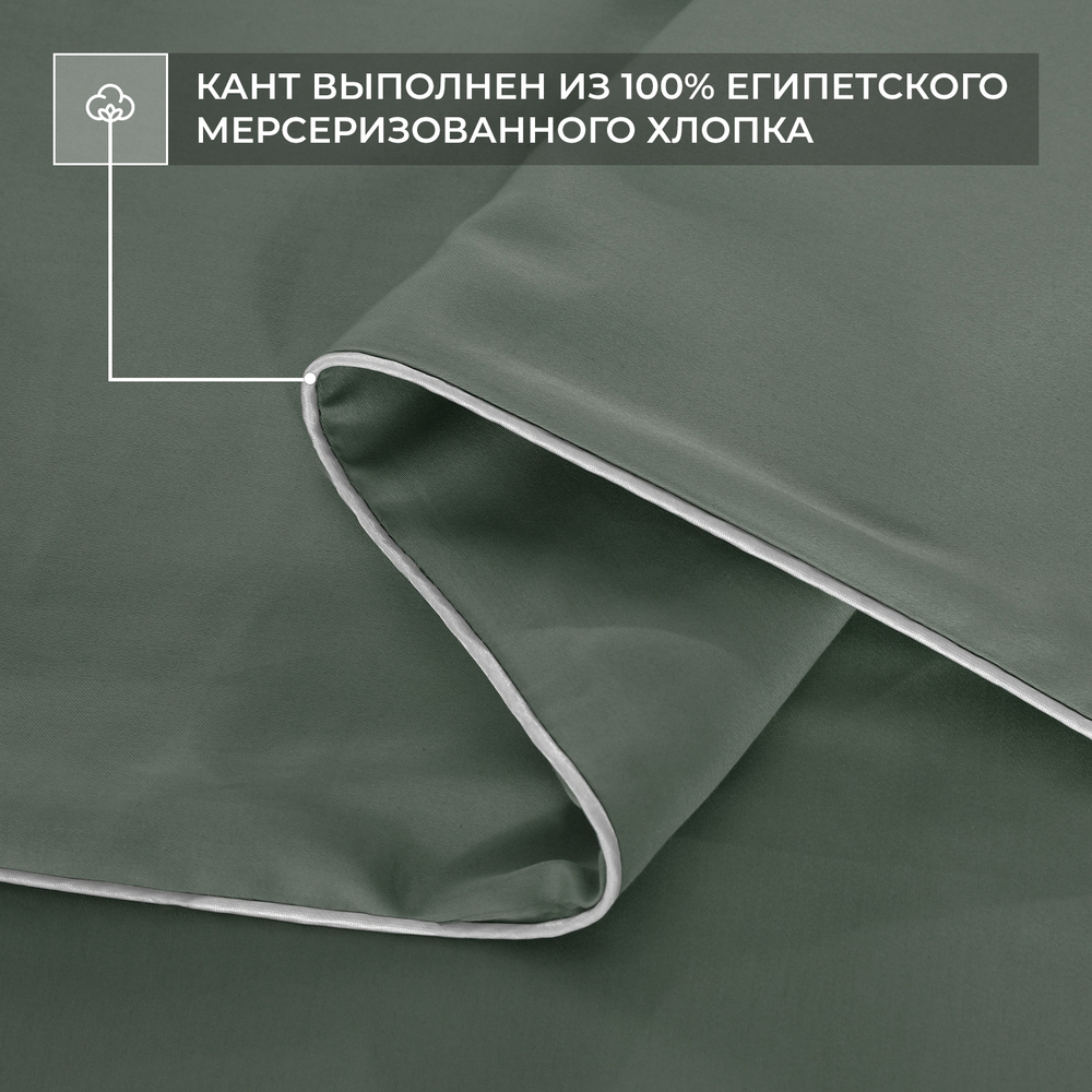 Комплект постельного белья Однотонный Сатин Премиум OCP017