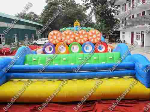 Надувная полоса препятствий "Дачные приключения"