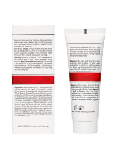 Успокаивающая себорегулирующая маска