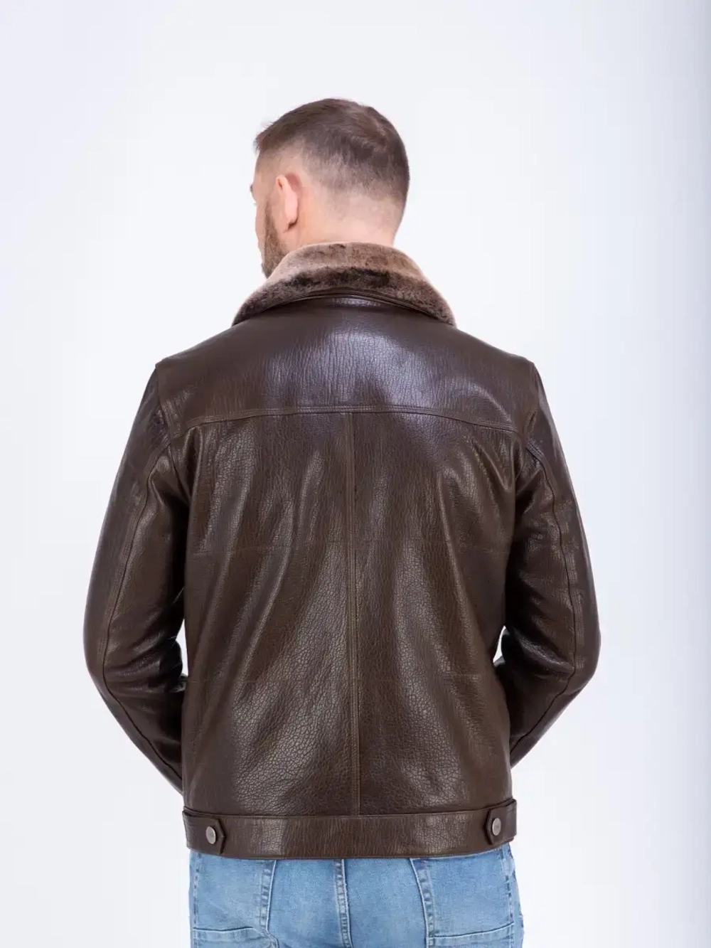 Куртка мужская из натуральной кожи