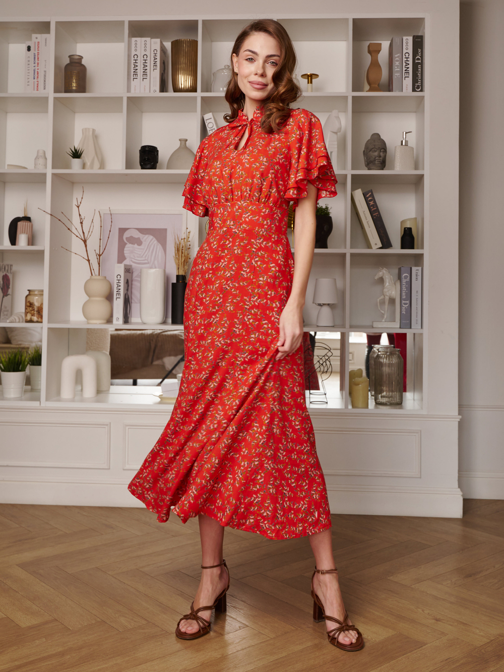 Платье на завязках