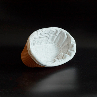 Овальная корзина для расстойки из пластика L, 28х15 см, до 800г теста