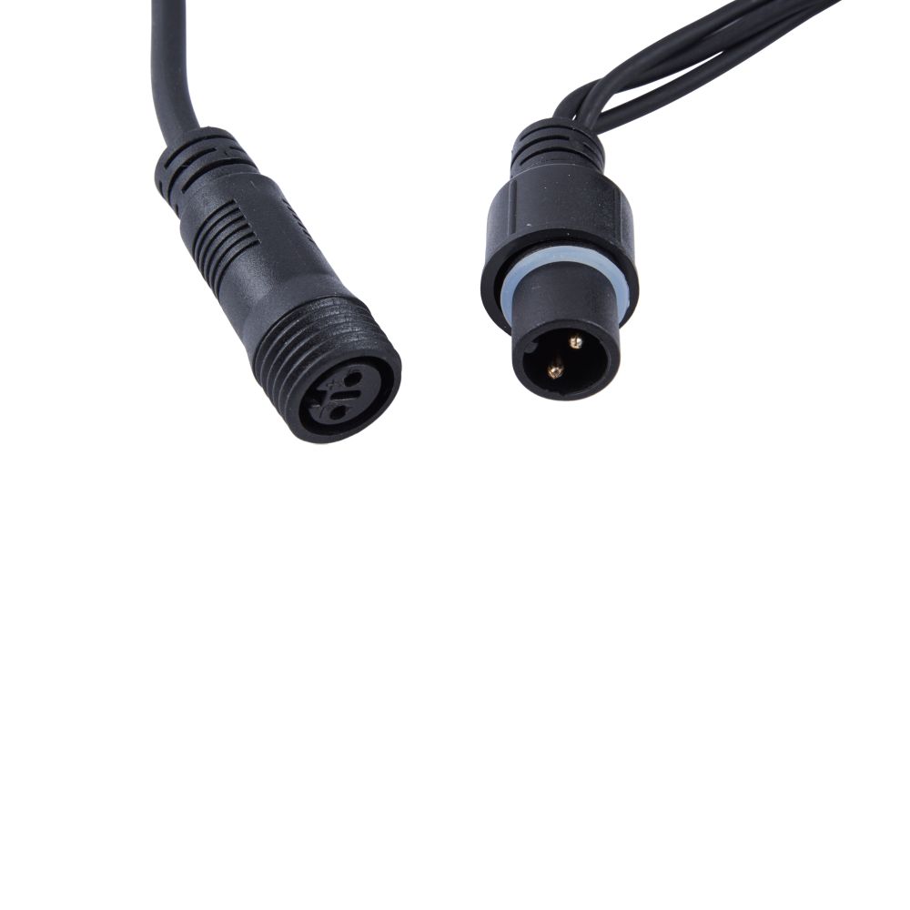 ULD-B5007-300-TBK MULTI IP67 Бахрома светодиодная с эффектом мерцания. 5м. Соединяемая. 300 светодиодов. Красный. желтый. синий. зеленый свет. Провод черный. TM Uniel