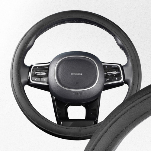 Оплетка руля M Skyway Eco Standart-1 экокожа черная основа черная