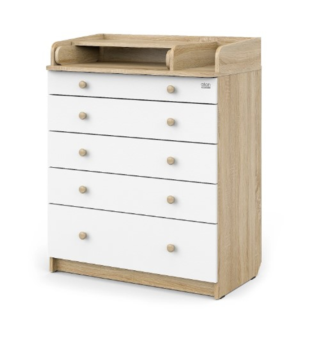 Комод Атон LEO ЛДСП 800/5 с органайзером